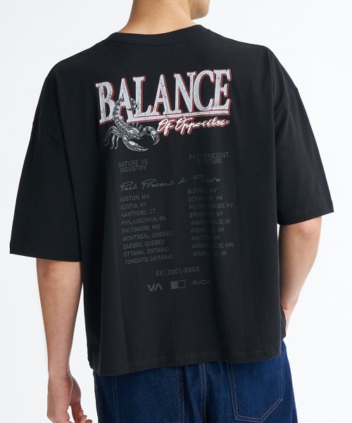RVCA(ルーカ)の「RVCA メンズ BALANCE TOUR SUPER WIDE ST Tシャツ 【2026年夏モデル】(Tシャツ/カットソー・メンズ・ホワイト/ブラック/ピンク系その他・LARGE/SMALL/MEDIUM/X-LARGE)」の2枚目の写真