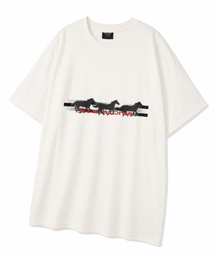 bounDary（バウンダリー）の「グッドホース オーバーサイズ 半袖Tシャツ [アイボリー]（Tシャツ/カットソー）」
