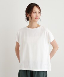 【日本製/ワンマイルウエア】コットン天竺Tシャツ