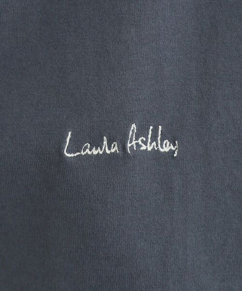 LAURA ASHLEY(ローラアシュレイ)の「【日本製/ワンマイルウエア】コットン天竺Tシャツ(Tシャツ/カットソー・レディース・ホワイト/ピンク系/チャコールグレー・38)」の11枚目の写真