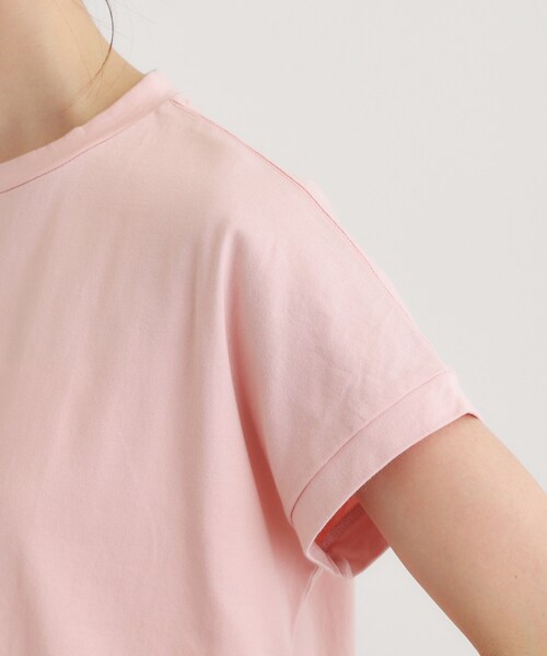 LAURA ASHLEY(ローラアシュレイ)の「【日本製/ワンマイルウエア】コットン天竺Tシャツ(Tシャツ/カットソー・レディース・ホワイト/ピンク系/チャコールグレー・38)」の20枚目の写真