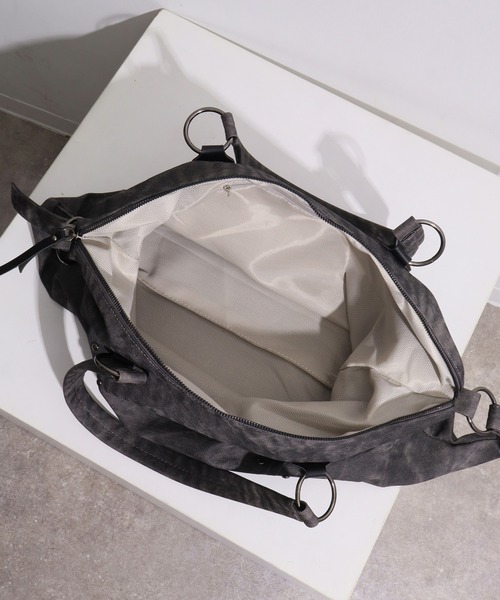 NOGLE（ノグル）の「【NOGLE select/ノグルセレクト】スタッズボストンバッグ/トートバッグ（ボストンバッグ・レディース・ブラウン/ベージュ/ブラック・FREE）」の19枚目の写真