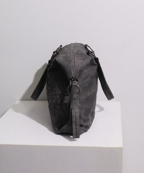 NOGLE（ノグル）の「【NOGLE select/ノグルセレクト】スタッズボストンバッグ/トートバッグ（ボストンバッグ・レディース・ブラウン/ベージュ/ブラック・FREE）」の18枚目の写真