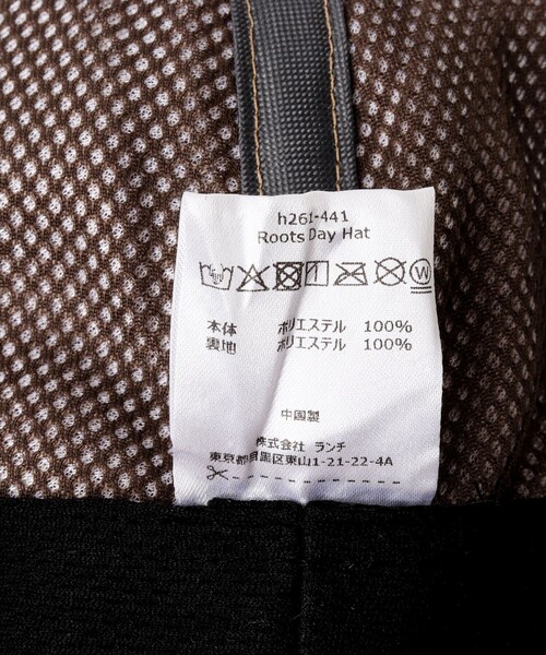 halo commodity(ハロ コモディティー)の「【halo commodity/ハロ コモディティー】Roots Day Hat h261-441(ハット・メンズ・ベージュ/ブラック/グレー・FREE)」の12枚目の写真