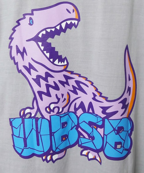 WBSB(ダブルビーエスビー)の「WBSB/ダブルビーエスビー Dinosaur S/S TEE 半袖Tシャツ クルーネック メンズ 秋 秋服 2026年秋冬(Tシャツ/カットソー・メンズ・ブラック/グレー/ホワイト・XL/M/L)」の7枚目の写真