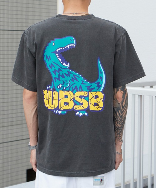 WBSB(ダブルビーエスビー)の「WBSB/ダブルビーエスビー Dinosaur S/S TEE 半袖Tシャツ クルーネック メンズ 秋 秋服 2026年秋冬(Tシャツ/カットソー・メンズ・ブラック/グレー/ホワイト・XL/M/L)」の4枚目の写真