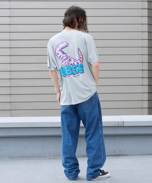 WBSB(ダブルビーエスビー)の「WBSB/ダブルビーエスビー Dinosaur S/S TEE 半袖Tシャツ クルーネック メンズ 秋 秋服 2026年秋冬(Tシャツ/カットソー・メンズ・ブラック/グレー/ホワイト・XL/M/L)」の15枚目の写真