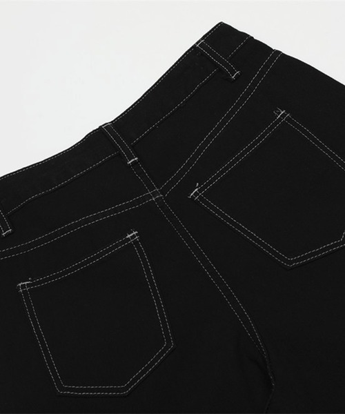 HOOK(フック)の「HOOK チェーンキーホルダー付き カーゴハーフパンツ (SS)(カーゴパンツ・メンズ・ブラック/ワイン・XL/M/L)」の10枚目の写真