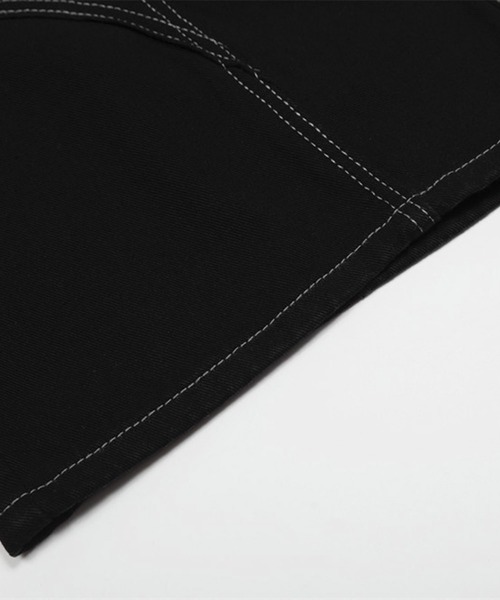 HOOK(フック)の「HOOK チェーンキーホルダー付き カーゴハーフパンツ (SS)(カーゴパンツ・メンズ・ブラック/ワイン・XL/M/L)」の14枚目の写真
