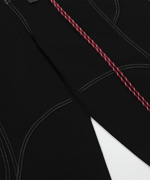 HOOK(フック)の「HOOK チェーンキーホルダー付き カーゴハーフパンツ (SS)(カーゴパンツ・メンズ・ブラック/ワイン・XL/M/L)」の15枚目の写真