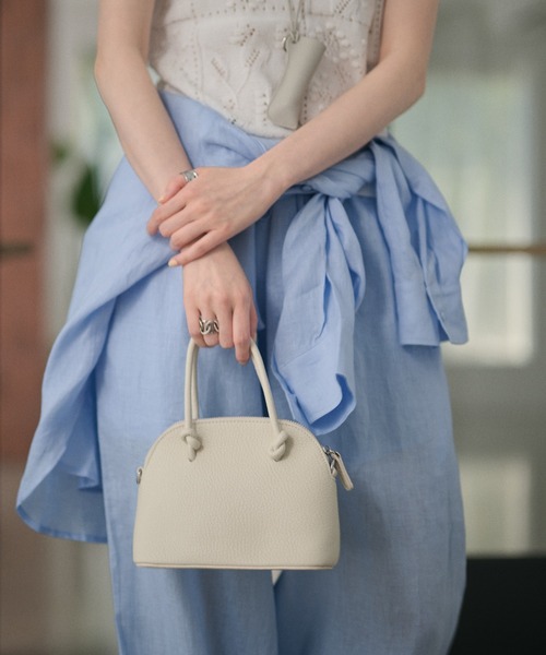 LAULEN(ローレン)の「not handle mini dome bag /ノットハンドル ミニドームバッグ(ショルダーバッグ・レディース・ブラック/ベージュ/アイボリー・FREE)」の20枚目の写真