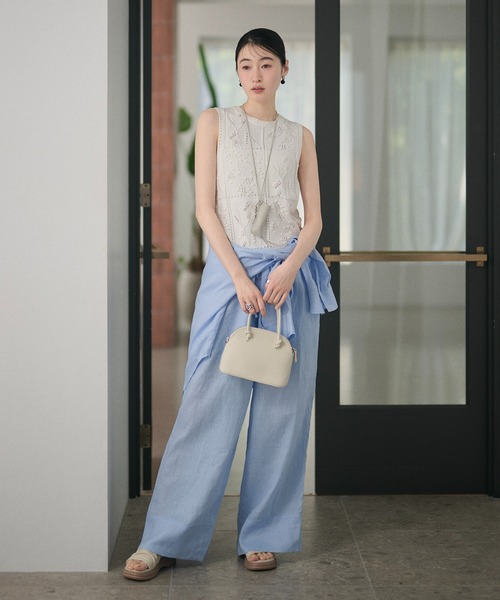 LAULEN(ローレン)の「not handle mini dome bag /ノットハンドル ミニドームバッグ(ショルダーバッグ・レディース・ブラック/ベージュ/アイボリー・FREE)」の10枚目の写真