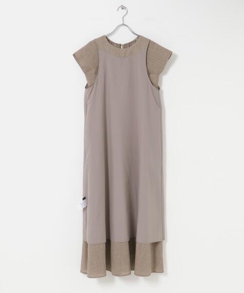 URBAN RESEARCH ROSSO WOMEN(アーバンリサーチ ロッソ)の「デザインスリーブマキシワンピース(ワンピース・レディース・ブラック/モカ・FREE)」の21枚目の写真