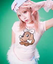 GALFY】バチバチピアスTee / 【ガルフィー】バチバチピアス半袖Tシャツ