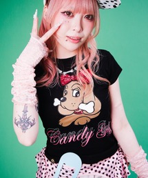 【GALFY】キラピカラブリィTEE / 【ガルフィー】キラピカラロゴ半袖Tシャツ