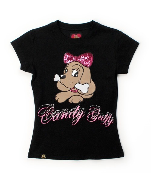 GALFY(ガルフィー)の「【GALFY】キラピカラブリィTEE / 【ガルフィー】キラピカラロゴ半袖Tシャツ(Tシャツ/カットソー・レディース・ピンク/ブラック/ホワイト・M/S)」の4枚目の写真