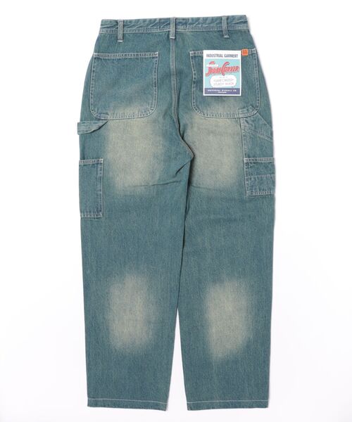 UNIVERSAL OVERALL(ユニバーサルオーバーオール)の「【72】【it】【UNIVERSAL OVERALL】DENIM DOUBLE PT(デニムパンツ・メンズ・ブルー・MEDIUM/LARGE)」の2枚目の写真