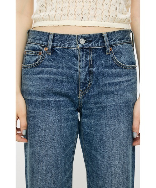 MOUSSY(マウジー)の「LOW SLUNG RIPPED FLARE(デニムパンツ・レディース・ブルー・0/1/2)」の10枚目の写真