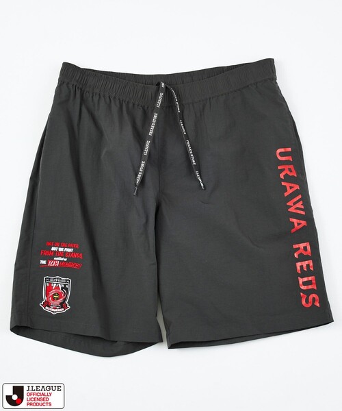 し*ん様 浦和レッズ　J.LEAGUE × FREAK’S STORE 別注 フ J.LEAGUE×FREAK'S STORE 別注 SUPPORTERS NYLON SHORTS 【浦和レッズ