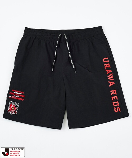 FREAK'S STORE(フリークスストア)の「J.LEAGUE×FREAK'S STORE 別注 SUPPORTERS NYLON SHORTS 【浦和レッズ】(その他パンツ・メンズ・ブラック/チャコールグレー・LARGE/MEDIUM/SMALL)」の2枚目の写真