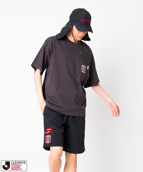 J.LEAGUE×FREAK'S STORE 別注 SUPPORTERS NYLON SHORTS 【浦和レッズ