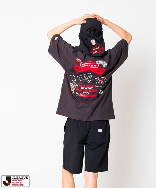 J.LEAGUE×FREAK'S STORE 別注 SUPPORTERS NYLON SHORTS 【浦和レッズ