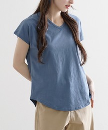 汗しみない Tシャツ［Vネック ポケットTEE］