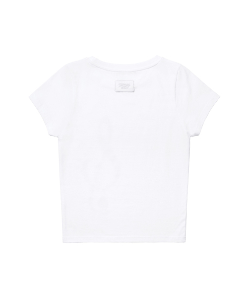 FANCY CLUB(ファンシークラブ)の「クレフシンボルTシャツ (ホワイト) F26QB143(Tシャツ/カットソー・レディース・その他・ONE)」の3枚目の写真