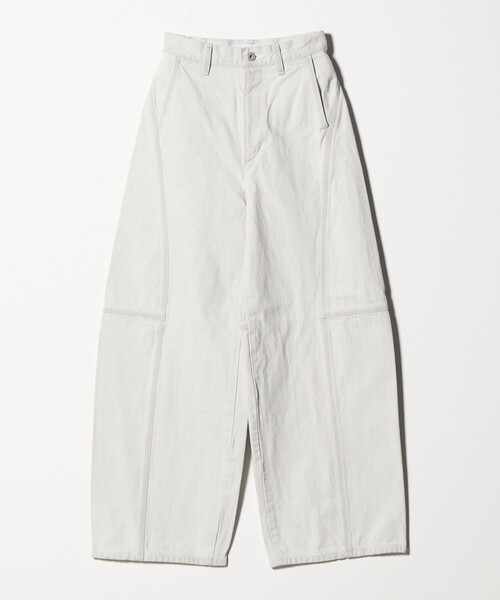 H BEAUTY&YOUTH UNITED ARROWS(エイチビューティーアンドユースユナイテッドアローズ)の「<H>13oz デニム バレルパンツ(デニムパンツ・レディース・ダークグレー/ホワイト・M/S)」の18枚目の写真