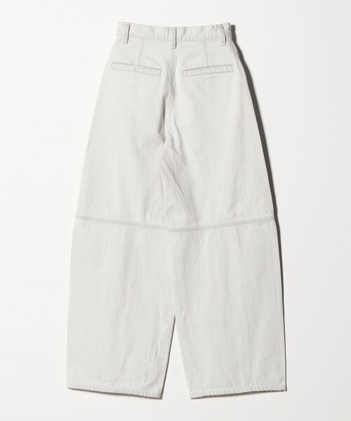 H BEAUTY&YOUTH UNITED ARROWS(エイチビューティーアンドユースユナイテッドアローズ)の「<H>13oz デニム バレルパンツ(デニムパンツ・レディース・ダークグレー/ホワイト・M/S)」の17枚目の写真