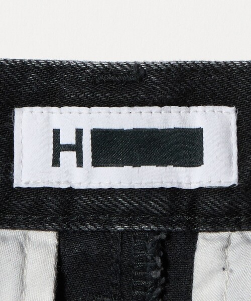 H BEAUTY&YOUTH UNITED ARROWS(エイチビューティーアンドユースユナイテッドアローズ)の「<H>13oz デニム バレルパンツ(デニムパンツ・レディース・ダークグレー/ホワイト・M/S)」の13枚目の写真