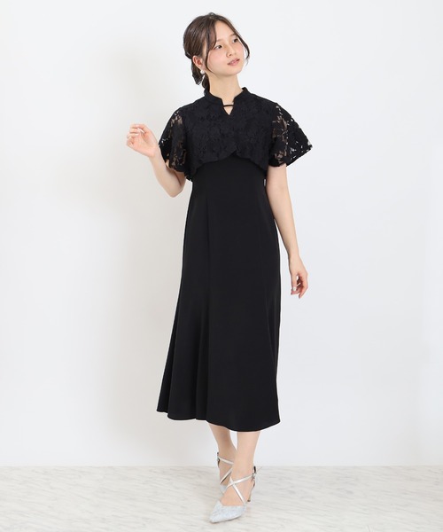 TRUDEA(トルディア)の「ケープレース フィット&フレアドレス(ドレス・レディース・ラベンダー/ブラック/ブラウン・MEDIUM/LARGE/SMALL)」の19枚目の写真