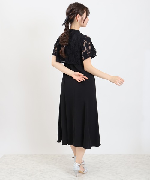 TRUDEA(トルディア)の「ケープレース フィット&フレアドレス(ドレス・レディース・ラベンダー/ブラック/ブラウン・MEDIUM/LARGE/SMALL)」の17枚目の写真