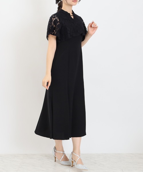 TRUDEA(トルディア)の「ケープレース フィット&フレアドレス(ドレス・レディース・ラベンダー/ブラック/ブラウン・MEDIUM/LARGE/SMALL)」の16枚目の写真