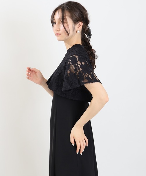 TRUDEA(トルディア)の「ケープレース フィット&フレアドレス(ドレス・レディース・ラベンダー/ブラック/ブラウン・MEDIUM/LARGE/SMALL)」の14枚目の写真