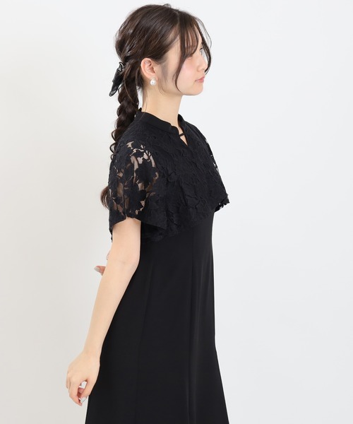TRUDEA(トルディア)の「ケープレース フィット&フレアドレス(ドレス・レディース・ラベンダー/ブラック/ブラウン・MEDIUM/LARGE/SMALL)」の13枚目の写真
