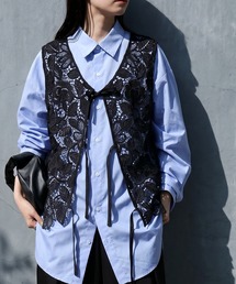 セール】フラワージャガードタンクトップセットプルオーバー（Tシャツ
