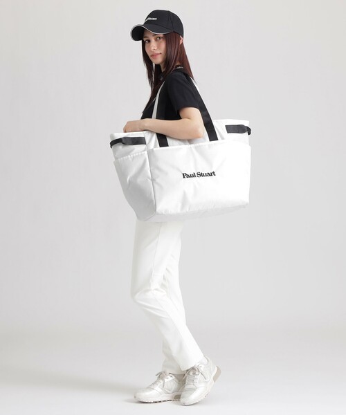 Paul Stuart（ポールスチュアート）の「【GOLF Unisex】ジムバッグ（ショルダーバッグ・メンズ・ホワイト/ブラック/グリーン系その他5・FREE）」の4枚目の写真