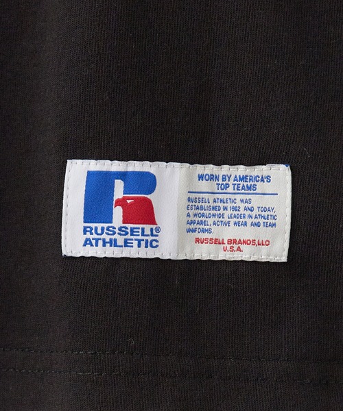 Russell Athletic(ラッセルアスレティック)の「RUSSELL ATHLETIC / ラッセルアスレティック Campus Jersey Standard Print T キャンパス ジャージー スタンダード プリント Tシャツ 半袖 メンズ レディース 秋 秋服 2026年秋冬(Tシャツ/カットソー・メンズ・ホワイト/ブラック・M/L/XL)」の5枚目の写真