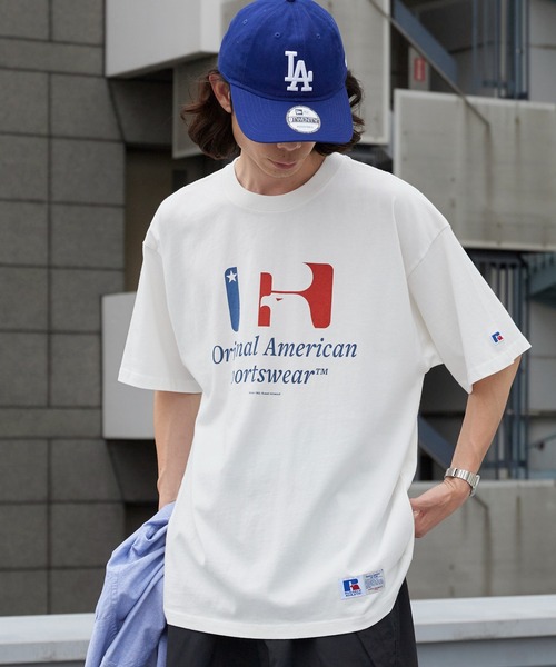 Russell Athletic(ラッセルアスレティック)の「RUSSELL ATHLETIC / ラッセルアスレティック Campus Jersey Standard Print T キャンパス ジャージー スタンダード プリント Tシャツ 半袖 メンズ レディース 秋 秋服 2026年秋冬(Tシャツ/カットソー・メンズ・ホワイト/ブラック・M/L/XL)」の13枚目の写真