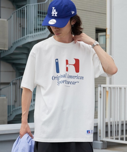 Russell Athletic(ラッセルアスレティック)の「RUSSELL ATHLETIC / ラッセルアスレティック Campus Jersey Standard Print T キャンパス ジャージー スタンダード プリント Tシャツ 半袖 メンズ レディース 秋 秋服 2026年秋冬(Tシャツ/カットソー・メンズ・ホワイト/ブラック・M/L/XL)」の14枚目の写真