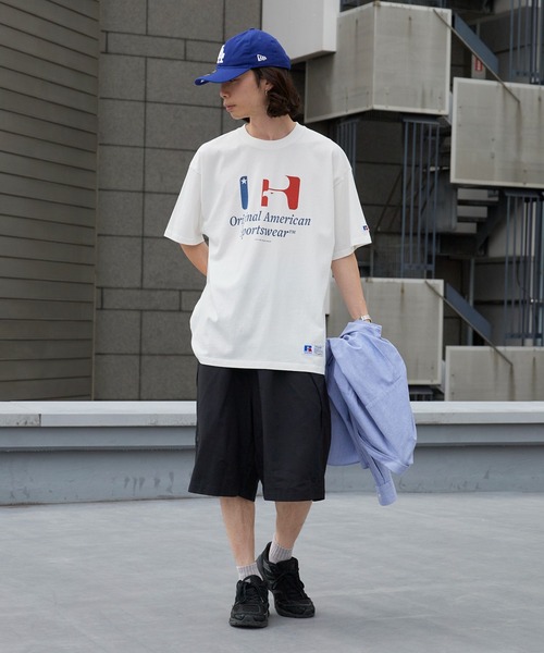 Russell Athletic(ラッセルアスレティック)の「RUSSELL ATHLETIC / ラッセルアスレティック Campus Jersey Standard Print T キャンパス ジャージー スタンダード プリント Tシャツ 半袖 メンズ レディース 秋 秋服 2026年秋冬(Tシャツ/カットソー・メンズ・ホワイト/ブラック・M/L/XL)」の17枚目の写真