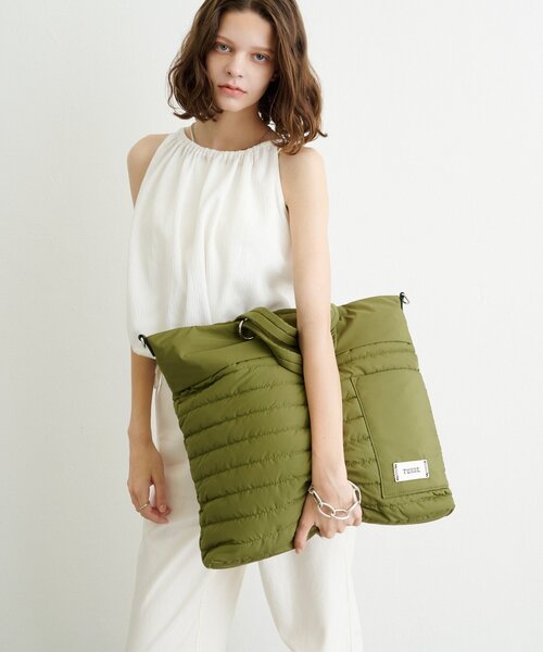 CIAOPANIC TYPY(チャオパニックティピー)の「:【TYNNE.】2WAYキルティングトートバッグ(ショルダーバッグ・レディース・ブラック系その他/シルバー/イエロー/カーキ/ブラック/ブラウン・ONE SIZE)」の20枚目の写真
