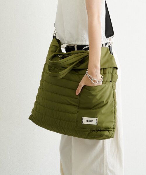 CIAOPANIC TYPY(チャオパニックティピー)の「:【TYNNE.】2WAYキルティングトートバッグ(ショルダーバッグ・レディース・ブラック系その他/シルバー/イエロー/カーキ/ブラック/ブラウン・ONE SIZE)」の22枚目の写真