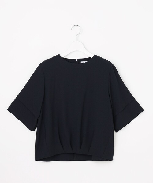 J.PRESS Ladies(J.プレス レディス)の「【セットアップ対応・人気素材】Light ジョーゼット クルーネック ブラウス(シャツ/ブラウス・レディース・ブラック系/ネイビー系/ダークブラウン系・XS)」の11枚目の写真