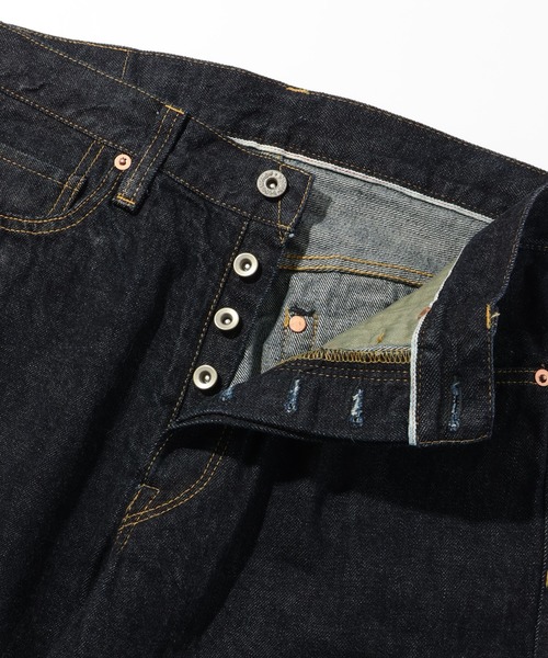 HOUSTON(ヒューストン)の「【HOUSTON/ヒューストン】WW2 SELVEDGE DENIM PANTS/セルビッヂデニムパンツ 大戦モデル(デニムパンツ・メンズ・インディゴブルー・30inch/32inch/34inch/36inch)」の4枚目の写真