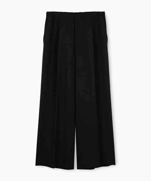 LAD MUSICIAN(ラッドミュージシャン)の「DRY CLOTH WIDE STRAIGHT PANTS(その他パンツ・メンズ・ブラック・44/42/46)」の1枚目の写真
