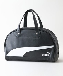 PUMA（プーマ）の「【PUMA/プーマ】【容量17L 高見えPUレザー】ビンテージPUボストンバッグ 軽量 レトロ ストリート y2k スポーツミックス 古着風 おしゃれ ユニセックス（ボストンバッグ）」