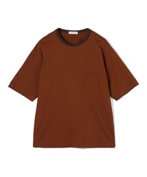 コットンシルク高密度天竺 リンガーTシャツ