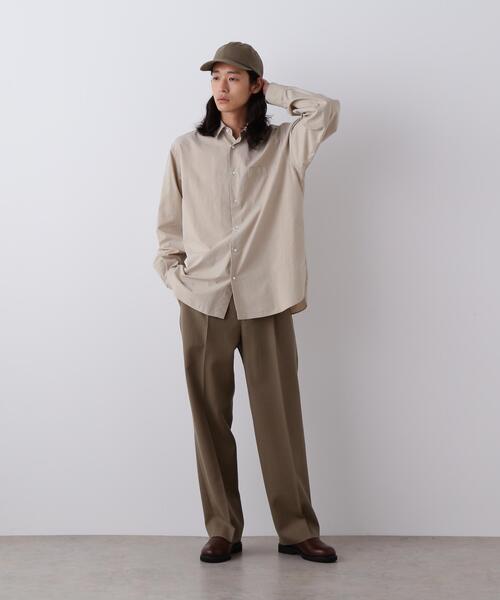 KIJIMA TAKAYUKI(キジマ タカユキ)の「YLEVE / KIJIMA TAKAYUKI VINTAGE PIGMENTDYE WOOL CAP(キャップ・レディース・グレー/ベージュ・1/2)」の8枚目の写真